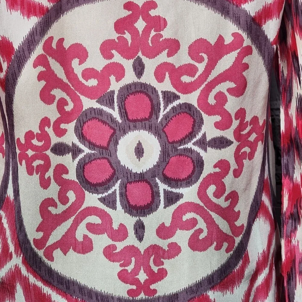 Tori Burch Silk Floral Tunic, Women's 4